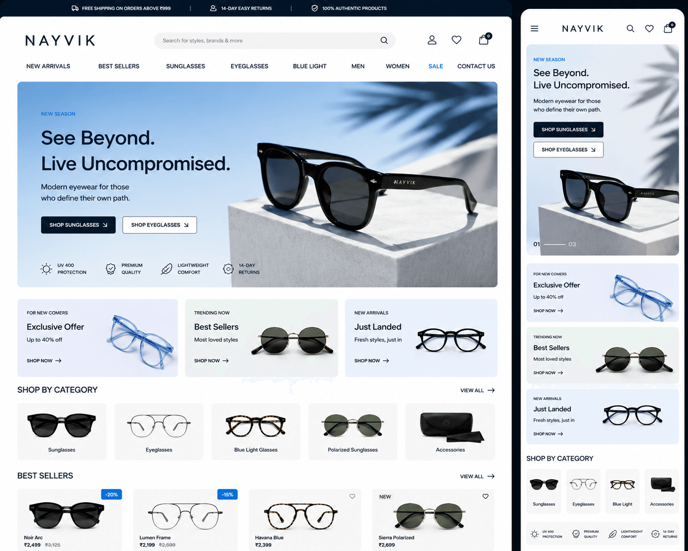Nayvik storefront