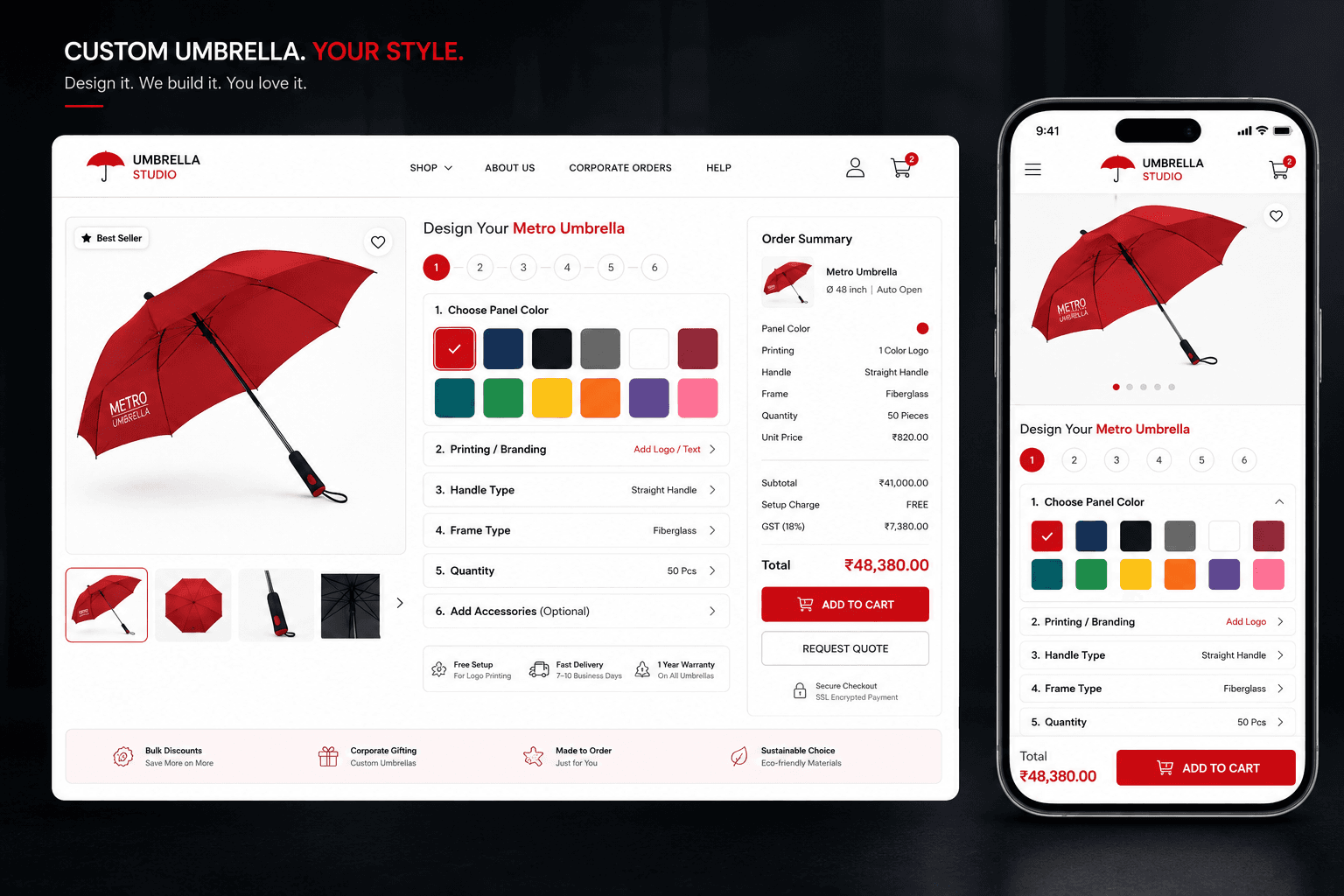 Umbrella Studio storefront