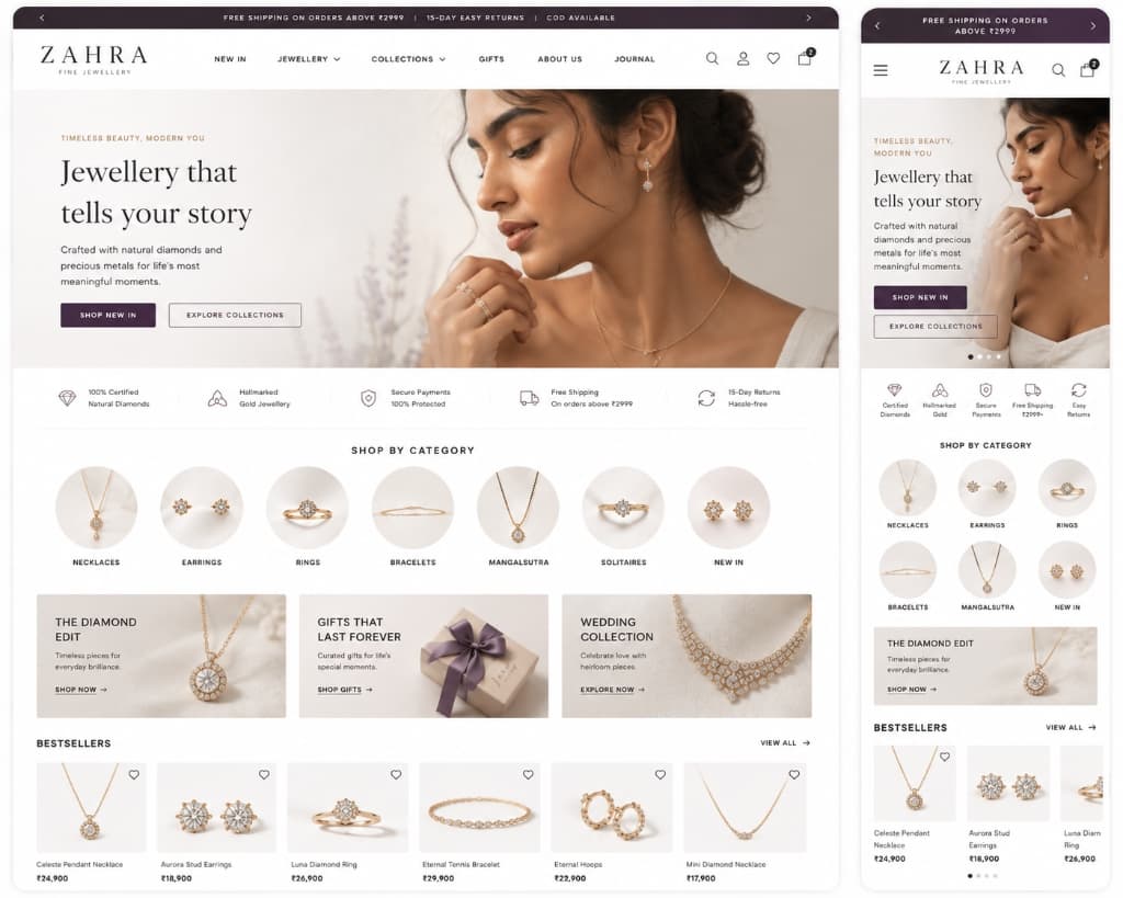Zahra Fine Jewellery storefront